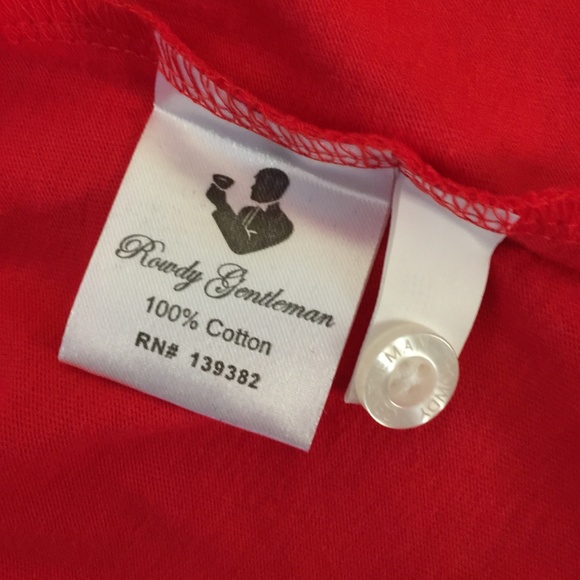 NWOT ROWDY GENTLEMAN COTTON POLO - Picture 6 of 6